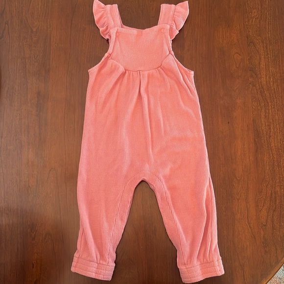 EUC Tullabee Pink Ribbed Romper - Picture 1 of 5
